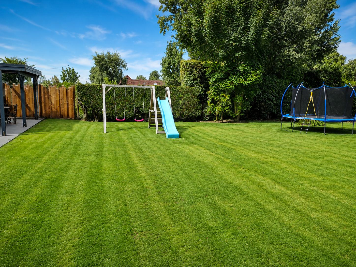 Aire de jeux au jardin